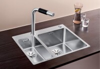 BLANCO ANDANO 340/180-IF/A PUSH SİFON K Andano Paslanmaz Çelik Eviye - Blanco (1)