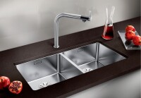 BLANCO ANDANO 400/400-U SİFON GİDER Andano Paslanmaz Çelik Eviye - Blanco (1)