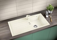BLANCO FAVUM 45 S Silgranit Beyaz Eviye - Blanco (1)