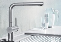 BLANCO LINUS-S Sağ Kontrol Krom Armatür - Blanco (1)