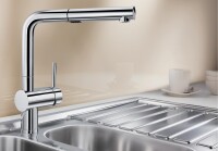 BLANCO LINUS-S Vario Krom Armatür - Blanco (1)