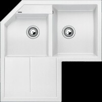 BLANCO METRA 9 E Silgranit Beyaz Eviye - Blanco