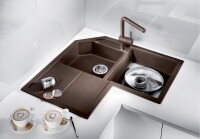 BLANCO METRA 9 E Silgranit Kaya Gri Eviye - Blanco (1)