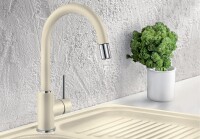 BLANCO MIDA-S SILGRANIT Siyah Armatür - Blanco (1)