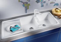 BLANCO SONA 8 S Silgranit Siyah Eviye - Blanco (1)