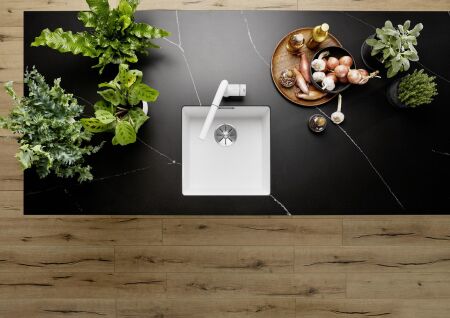 BLANCO SUBLINE 400 - U Tezgahaltı Silgranit Beyaz Eviye - 3