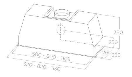 Elica PRF0183210 CT35 PRO IX/A/120 Ankastre Aspiratör - 4