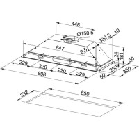 Franke Inca Box FBI 931H X Ankastre Aspiratör, 90 Cm - FRANKE (1)