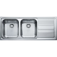 Franke Logica LINE LLX 621 Çelik Evye, 2 Gözlü, Sağ Damlalıklı, İnox - FRANKE