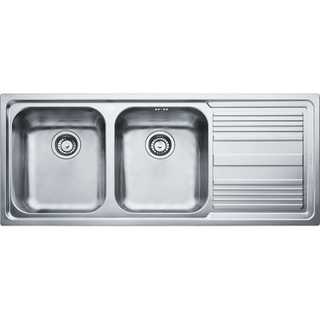 Franke Logica LINE LLX 621 Çelik Evye, 2 Gözlü, Sağ Damlalıklı, İnox - 1