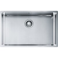 Franke Box BXX 210/110-68 Çelik Evye, Tek Gözlü, Damlalıksız - FRANKE