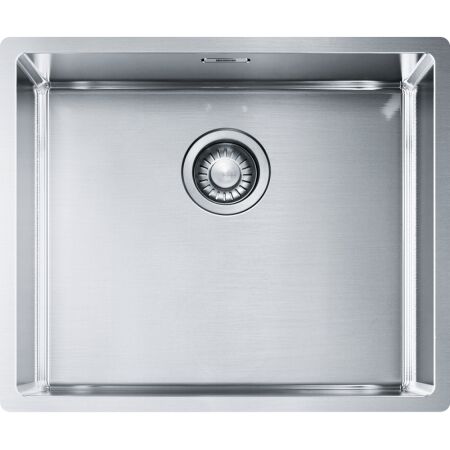 Franke Box BXX 210-50 Çelik Evye, Tek Gözlü, Damlalıksız, Tezgah,Altı, Üstü, Sıfır - 1