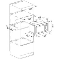 Franke Smart FSM 25 MW XS Ankastre Mikrodalga,25 lt - FRANKE (1)