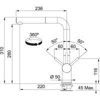 Franke ACTİVE PLUS STONE GREY Evye Armatürü - FRANKE (1)