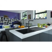 Franke Urban UBG 611-100 NERO Fragranıt Evye Tekgözlü - 7