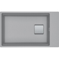 Franke Kubus 2 KNG 110-62 Granit Evye, tek gözlü, Damlalıksız, Tezgah altı, Stone grey Renk - FRANKE