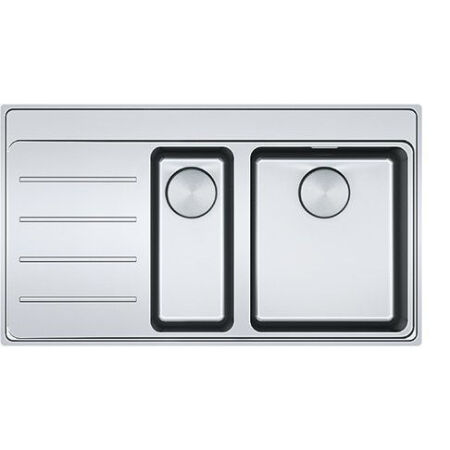 Franke Mythos MYX 251-86 Çelik Evye 3 1/2 Sağ Damlalıklı - 1