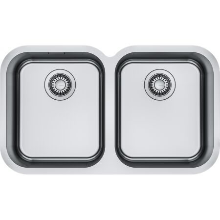Franke Smart SRX 120-34-34 2 Gözlü, Paslanmaz Çelik, İnox Renk, Tezgah Altı - 1