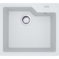 Franke Urban UBG 610-56 BİANCO Granit Evye, Tek Gözlü, Damlalıksız, Tezgah Üstü - FRANKE