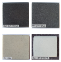 Marmorin DEBRA 1000 Metalik Siyah P_Z_019_51_1000_ecfb62 Granit Evye 1,5 Gözlü Damlalıklı - Marmorin (1)