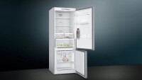 SIEMENS KG55NVIE0N iQ300 Alttan Dondurucu Kombi Inox Buzdolabı - 5