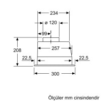 SIEMENS LB53NAA30 iQ100 53 Cm, Ankastre Davlumbaz - 8