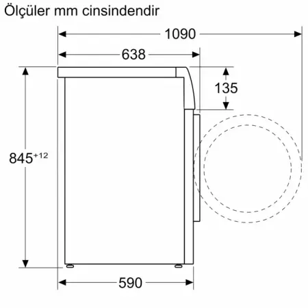 SIEMENS WG54B2A1TR iQ700 10 kg Çamaşır Makinesi - 1