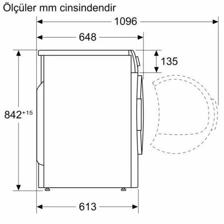 SIEMENS WQ43J2C0TR iQ500 9 Kg Çamaşır Kurutma Makinesi - 4