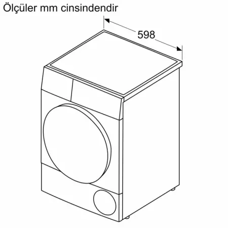 SIEMENS WQ43J2C0TR iQ500 9 Kg Çamaşır Kurutma Makinesi - 6