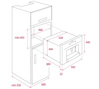 TEKA CLC 855 GM ST 30 ProgramlÝ Gri Ankastre Kahve Makinesi - 8
