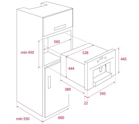 TEKA CLC 855 GM ST 30 ProgramlÝ Gri Ankastre Kahve Makinesi - 8