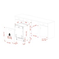 TEKA DFI 46700 TTM 60 cm Siyah Tam Ankastre BulaßÝk Makinesi - 11