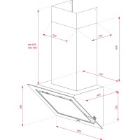 TEKA DLV 98660 BK TOS 90 cm Siyah Cam TasarÝm Duvar Tipi Davlumbaz - 8