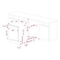 TEKA DSI 46750 SS 60 cm Siyah YarÝ Ankastre BulaßÝk Makinesi - 11