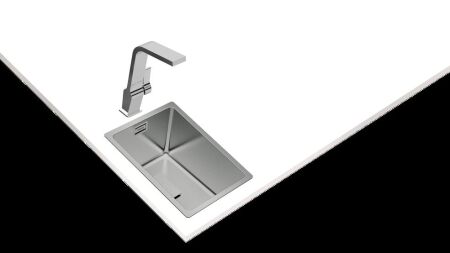 TEKA FLEXLINEA RS15 27.40 Tezgah ŸstŸ Tezgaha SÝfÝr Paslanmaz ‚elik Eviye - 1