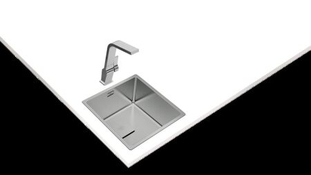 TEKA FLEXLINEA RS15 40.40 Tezgah ŸstŸ Tezgaha SÝfÝr Paslanmaz ‚elik Eviye - 1