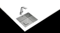 TEKA FLEXLINEA RS15 45.40 Tezgah ŸstŸ Tezgaha SÝfÝr Paslanmaz ‚elik Eviye - Teka