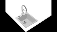 TEKA FORSQUARE 34.40 TG TezgahŸstŸ Arctic White Granit Eviye - Teka (1)