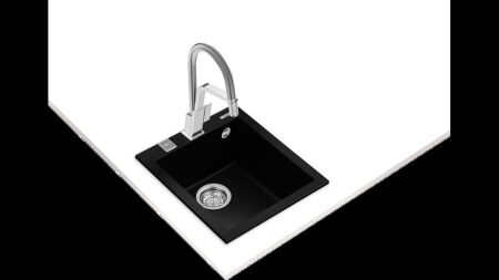 TEKA FORSQUARE 34.40 TG TezgahŸstŸ Black Granit Eviye - 2