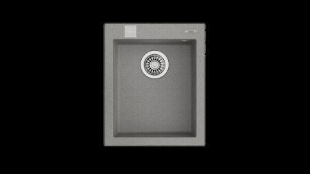 TEKA FORSQUARE 34.40 TG TezgahŸstŸ Stone Grey Granit Eviye - 1