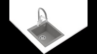 TEKA FORSQUARE 34.40 TG TezgahŸstŸ Stone Grey Granit Eviye - Teka (1)