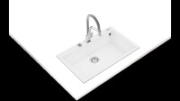 TEKA FORSQUARE 50.40 TG TezgahŸstŸ Arctic White Granit Eviye - Teka (1)