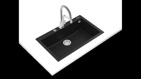 TEKA FORSQUARE 50.40 TG TezgahŸstŸ Black Granit Eviye - 1