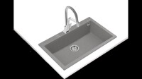 TEKA FORSQUARE 50.40 TG TezgahŸstŸ Stone Grey Granit Eviye - Teka (1)