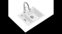TEKA FORSQUARE 72.40 TG TezgahŸstŸ Arctic White Granit Eviye - Teka