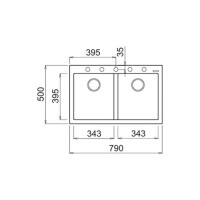 TEKA FORSQUARE 790 TG TezgahŸstŸ Arctic White Granit Eviye - 3