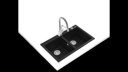 TEKA FORSQUARE 790 TG TezgahŸstŸ Black Granit Eviye - 2