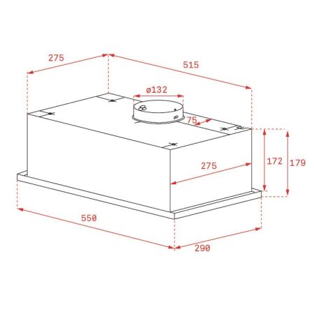 TEKA GFG 2 SS 55 cm Paslanmaz ‚elik Ankastre Tip Aspiratšr - 2