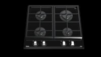 TEKA GZC 64300 XBN 60 cm Seramik Cam Siyah Ankastre GazlÝ Ocak - Teka (1)