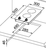 TEKA HF 30 2H Domino Cam Seramik Ankastre Ocak - Teka (1)